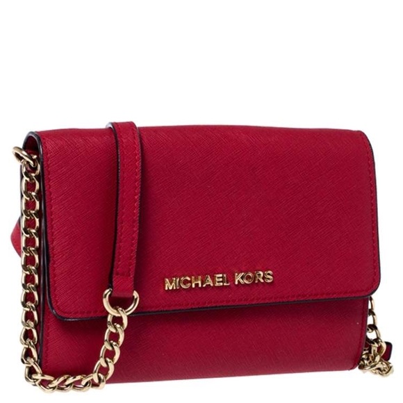 Michael Kors Jet Set Travel Leather Crossbody Bag!!🔥🔥🔥 - Picture 1 of 16